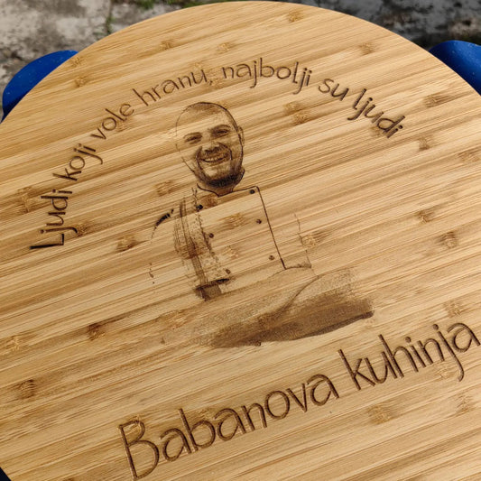 DRVENA DASKA SA GRAVUROM