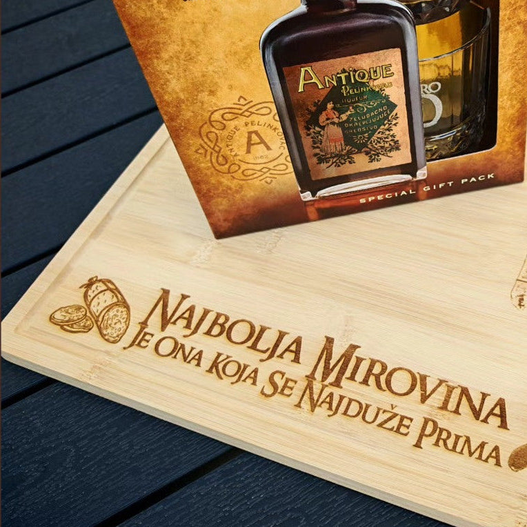 DRVENA DASKA SA GRAVUROM